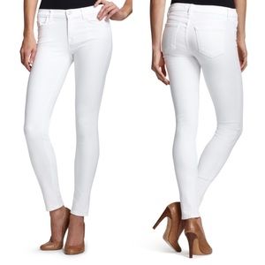 J Brand • mid rise skinny • white • 27